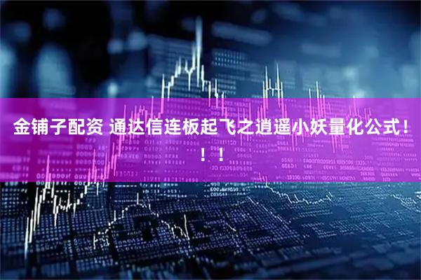 金铺子配资 通达信连板起飞之逍遥小妖量化公式！！！