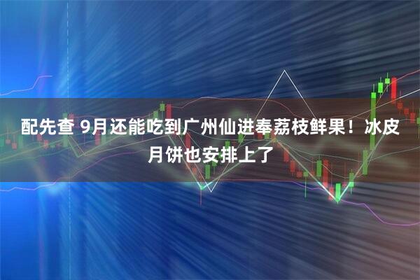 配先查 9月还能吃到广州仙进奉荔枝鲜果！冰皮月饼也安排上了